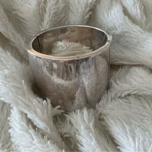 Elegant Silver Cuff Bracelet